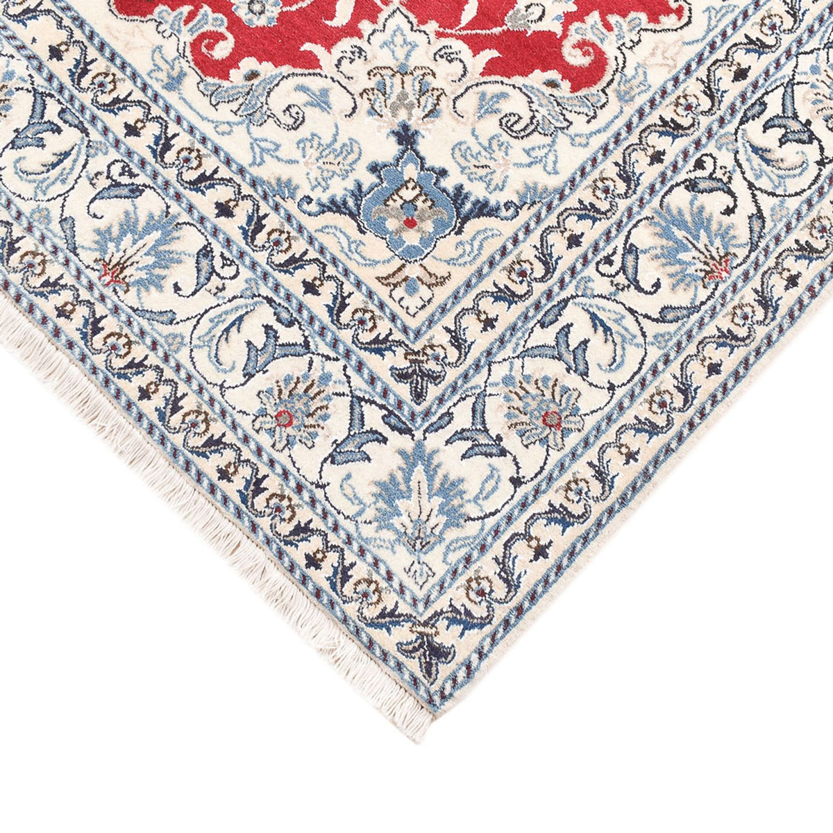 Perserteppich - Nain - 200 x 149 cm - rot