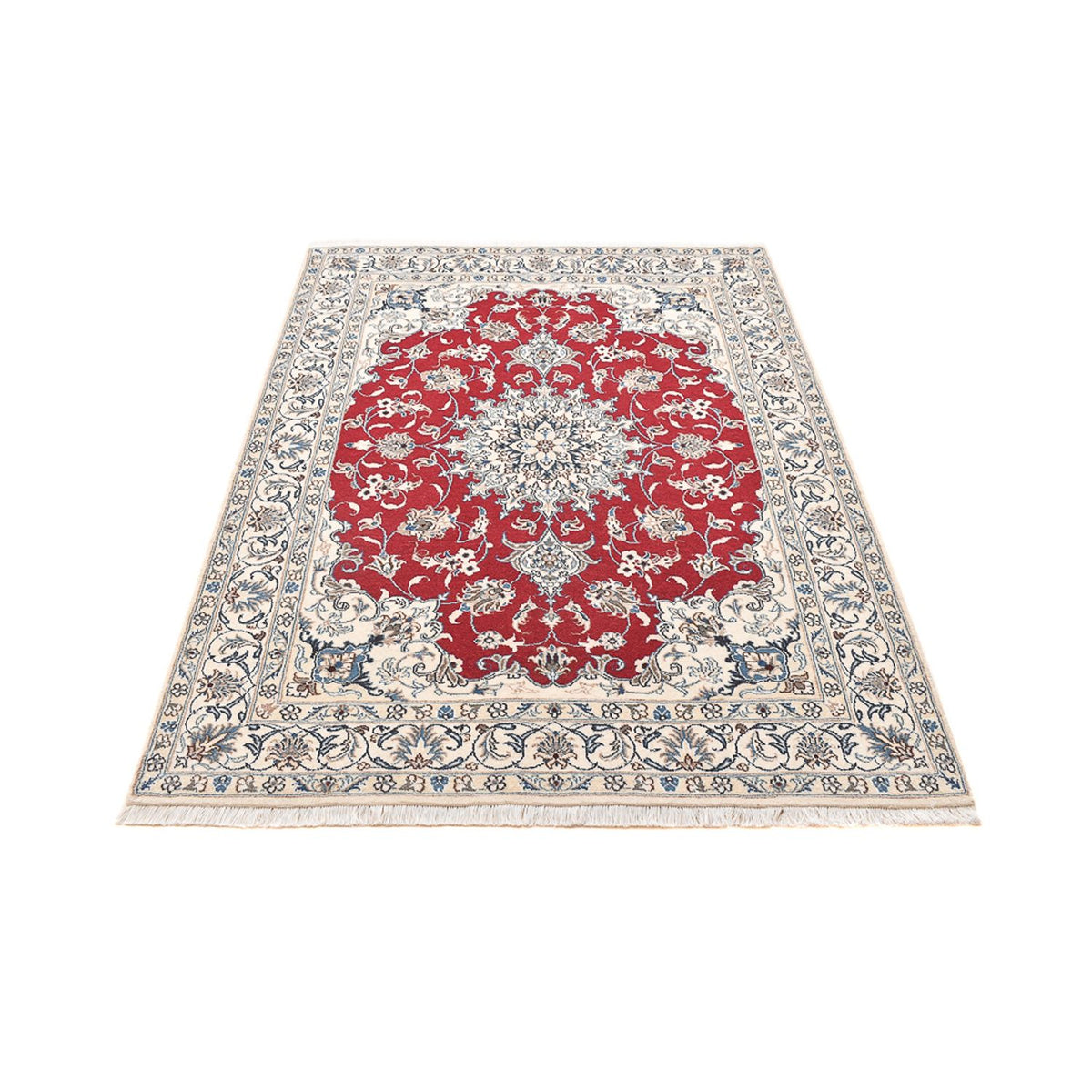 Perserteppich - Nain - 197 x 150 cm - rot