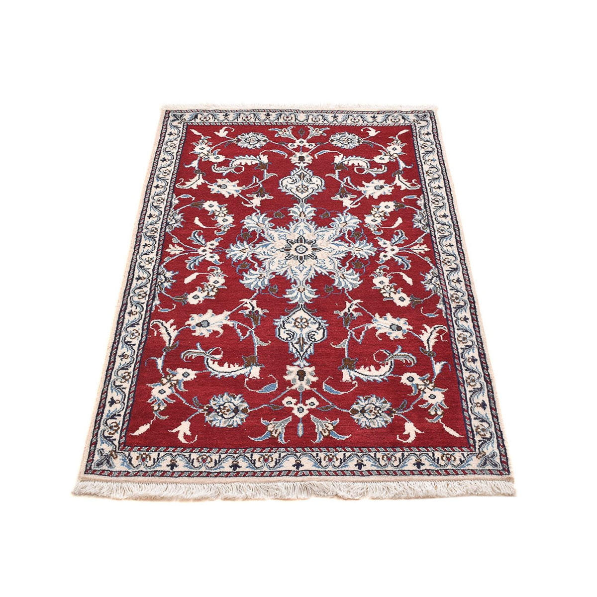 Perserteppich - Nain - 137 x 90 cm - rot