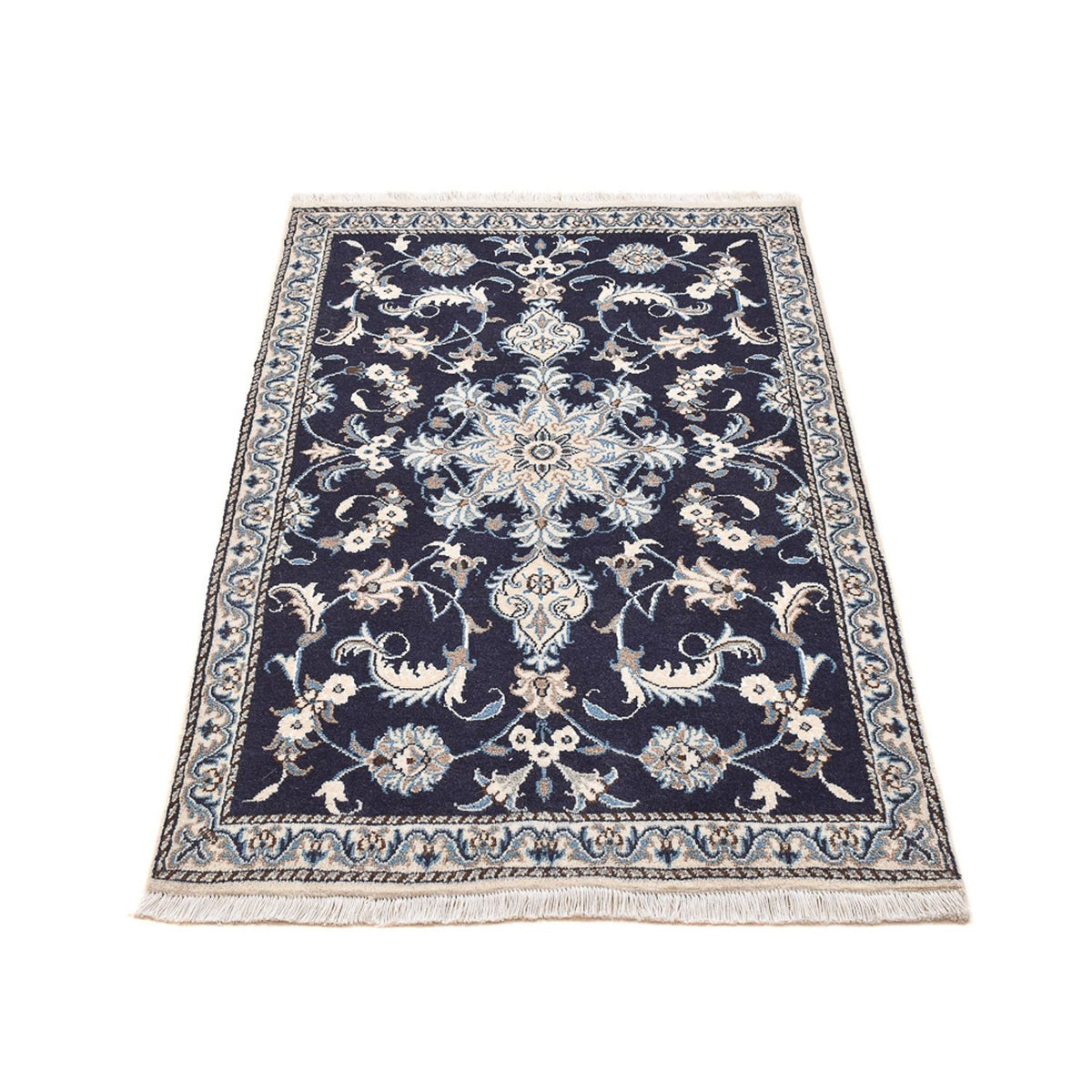 Perserteppich - Nain - 140 x 87 cm - dunkelbeige