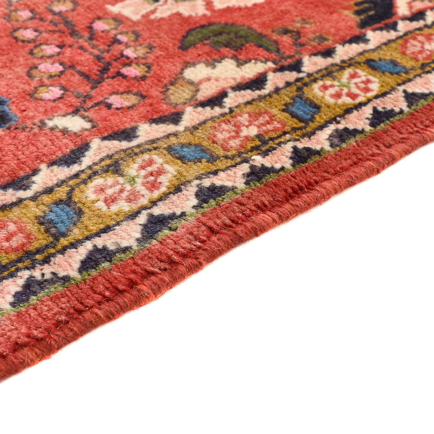 Perserteppich - Nomadic - 132 x 75 cm - hellrot