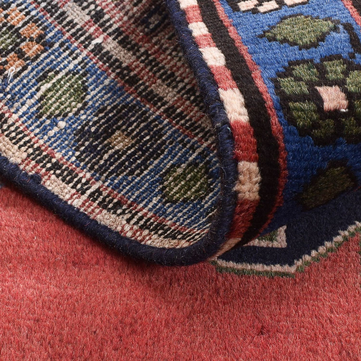 Perserteppich - Nomadic - 123 x 76 cm - hellrot