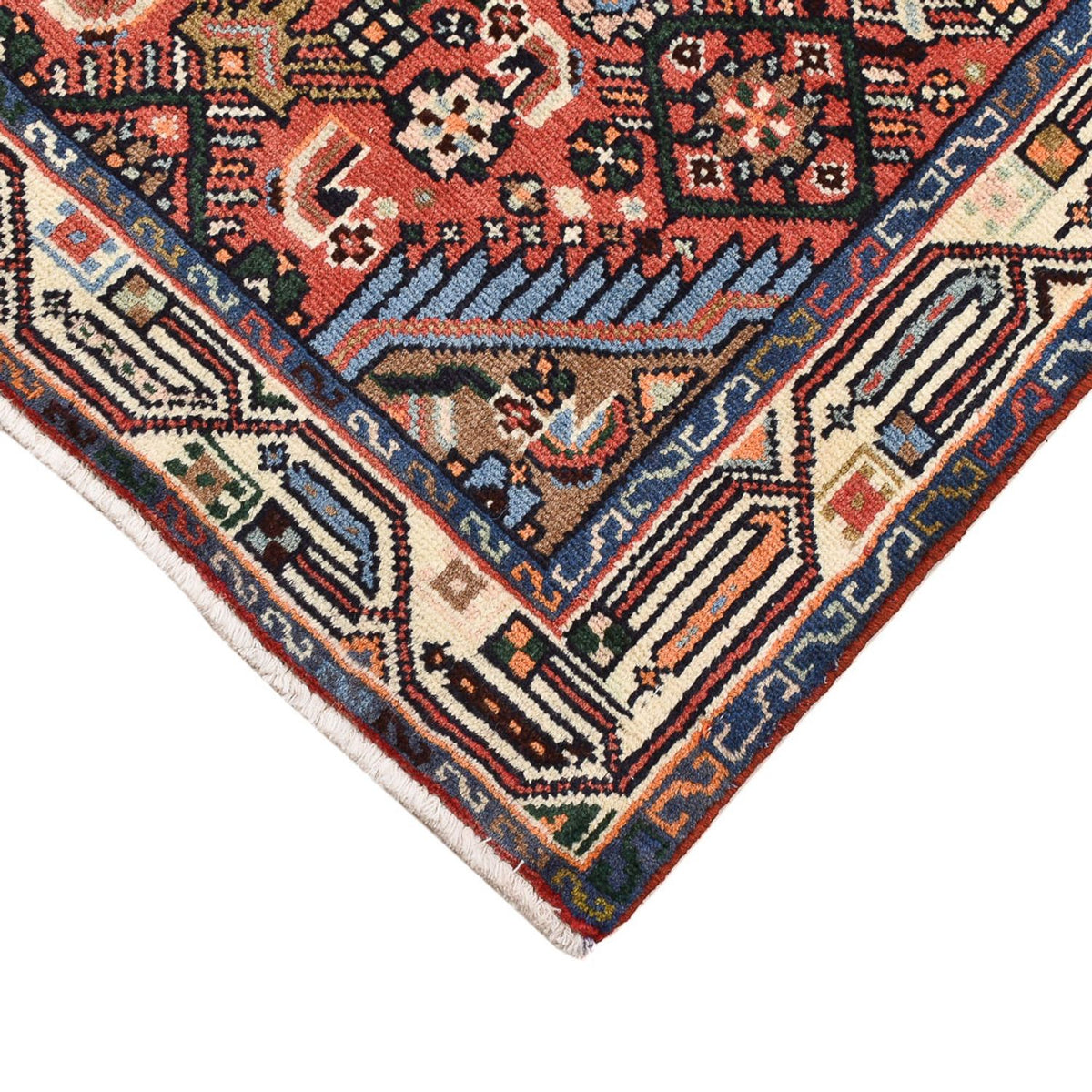 Perserteppich - Nomadic - 130 x 80 cm - mehrfarbig