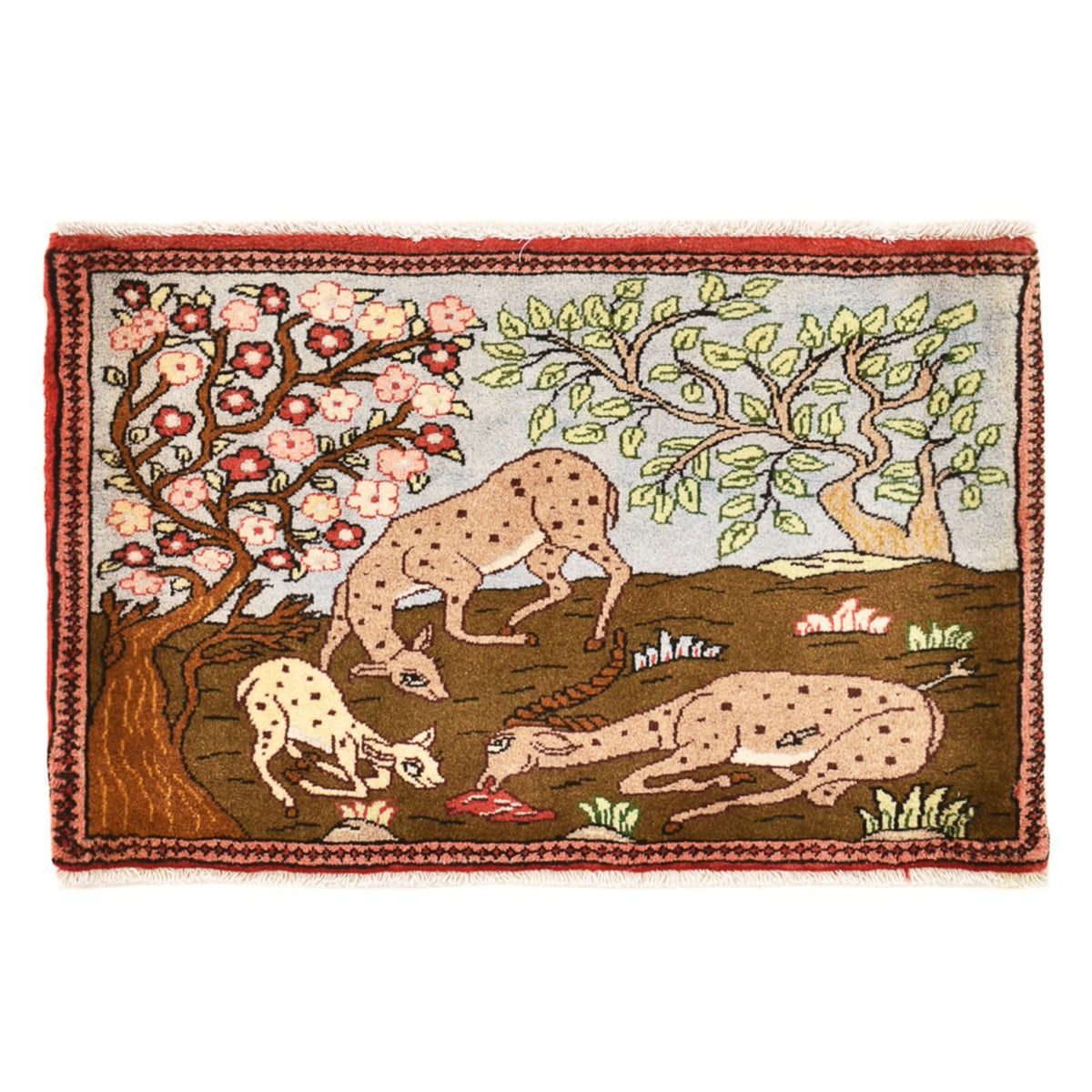 Perserteppich - Nomadic - 67 x 45 cm - mehrfarbig