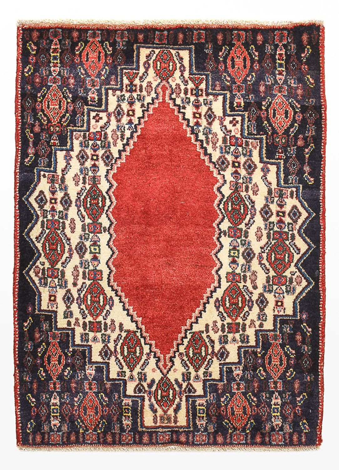 Perserteppich - Nomadic - 83 x 63 cm - rot