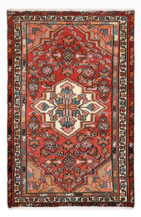 Perserteppich - Nomadic - 95 x 65 cm - rot