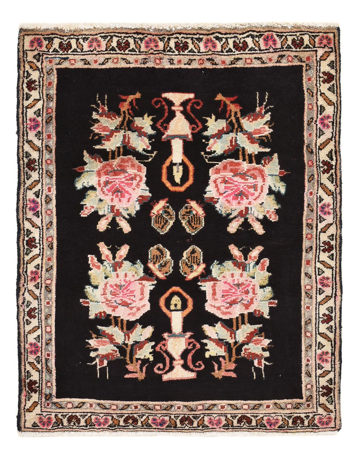 Perserteppich - Nomadic - 85 x 68 cm - dunkelblau