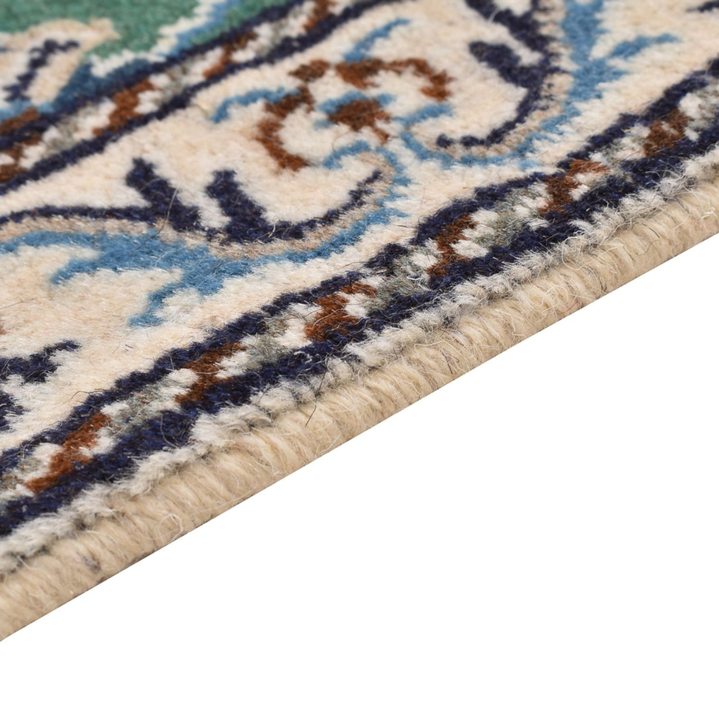 Perserteppich - Nain - 87 x 60 cm - grün