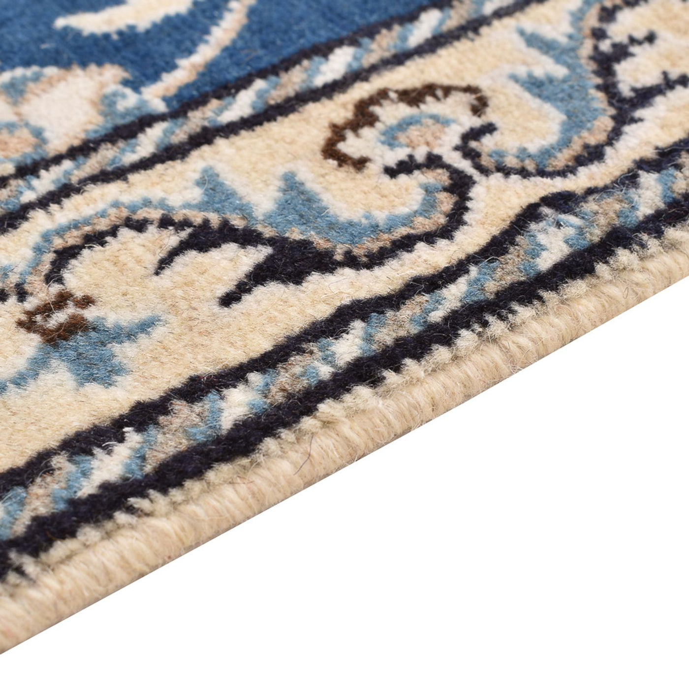Perserteppich - Nain - 90 x 56 cm - blau