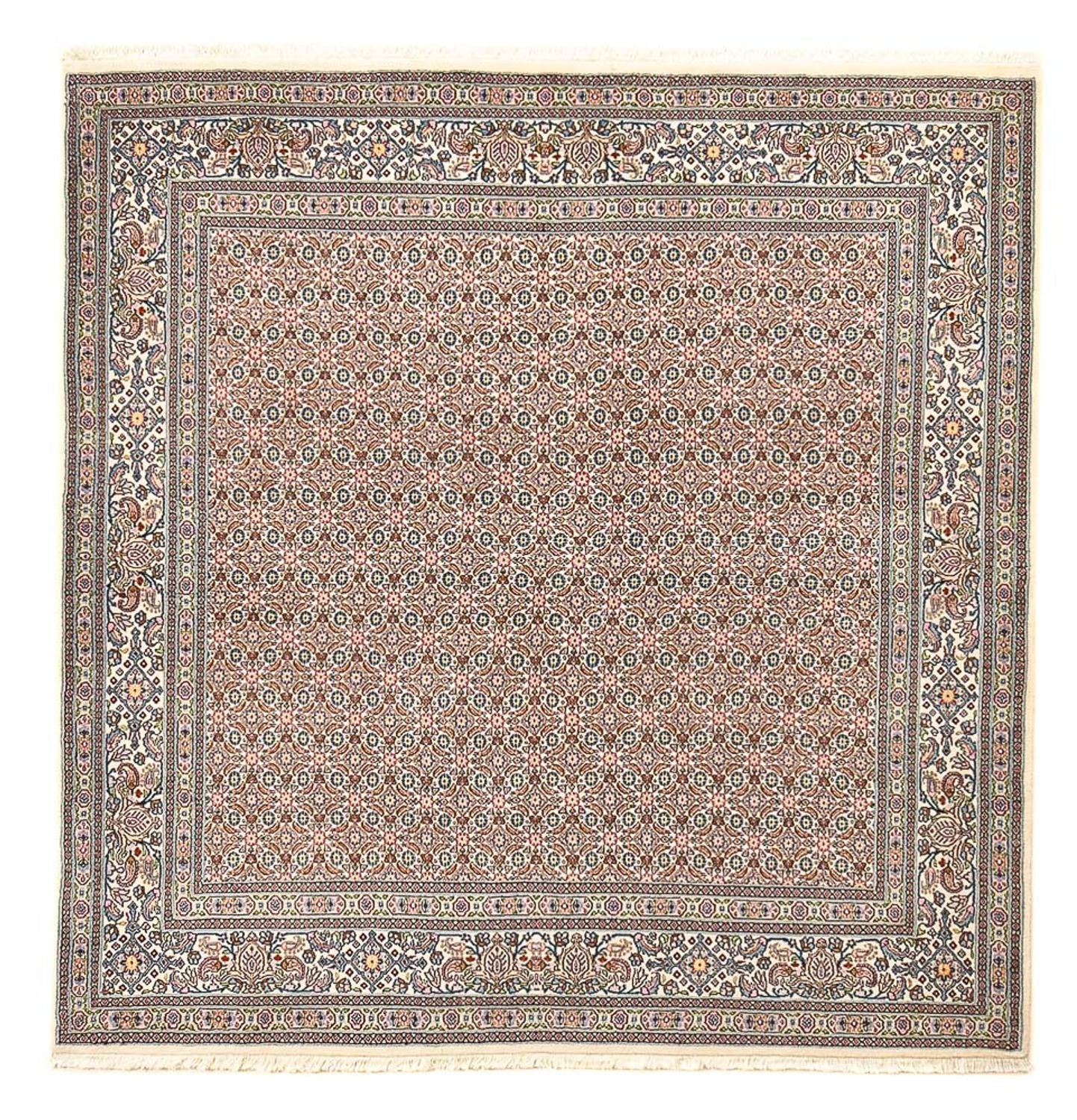 Perserteppich - Classic quadratisch  - 200 x 200 cm - hellbraun