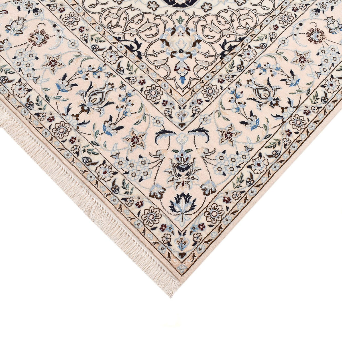 Perserteppich - Nain - Premium quadratisch  - 181 x 178 cm - dunkelblau