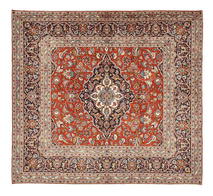 Perserteppich - Keshan - 253 x 225 cm - rot
