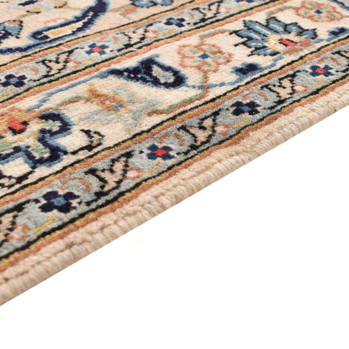 Perserteppich - Keshan - 249 x 361 cm - dunkelbeige