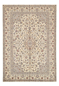 Perserteppich - Keshan - 295 x 196 cm - hellbeige