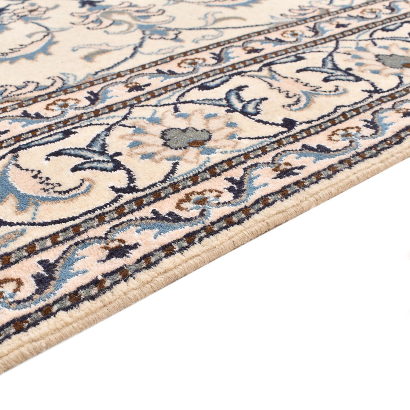 Perserteppich - Nain - 230 x 167 cm - hellbeige