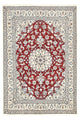 Perserteppich - Nain - 244 x 165 cm - rot
