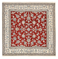 Perserteppich - Nain quadratisch  - 203 x 193 cm - rot