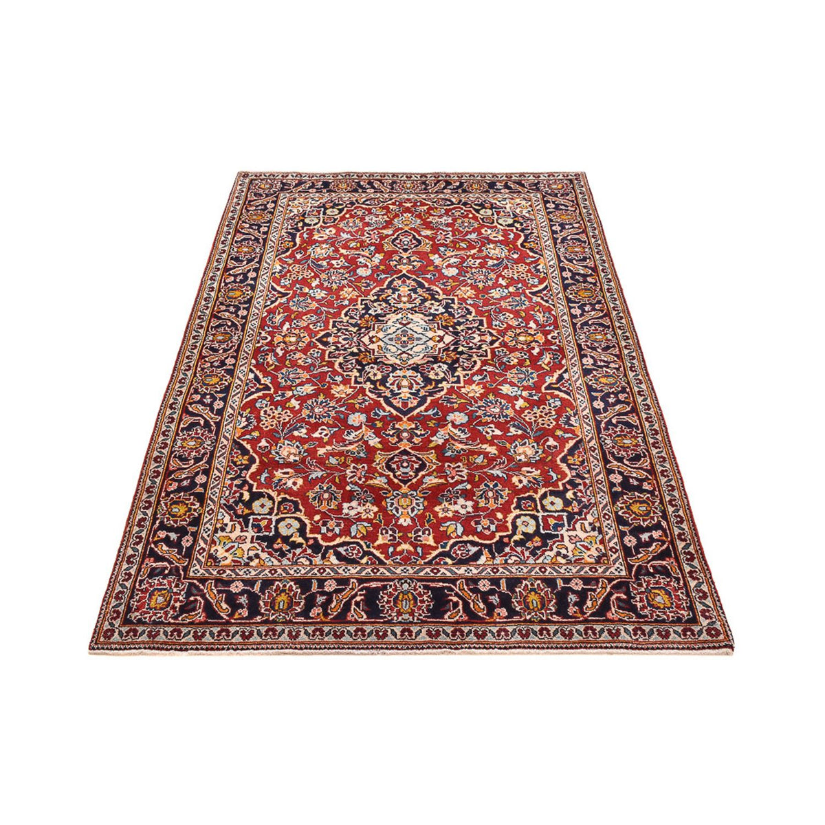 Perserteppich - Keshan - 205 x 124 cm - rot