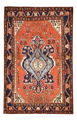 Perserteppich - Nomadic - 207 x 136 cm - rot