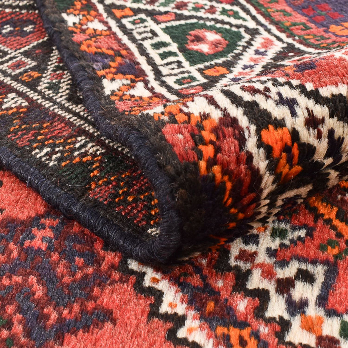 Perserteppich - Nomadic - 205 x 118 cm - dunkelrot