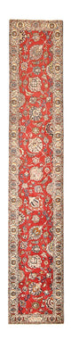 Läufer Perser - Täbriz - 398 x 72 cm - rot