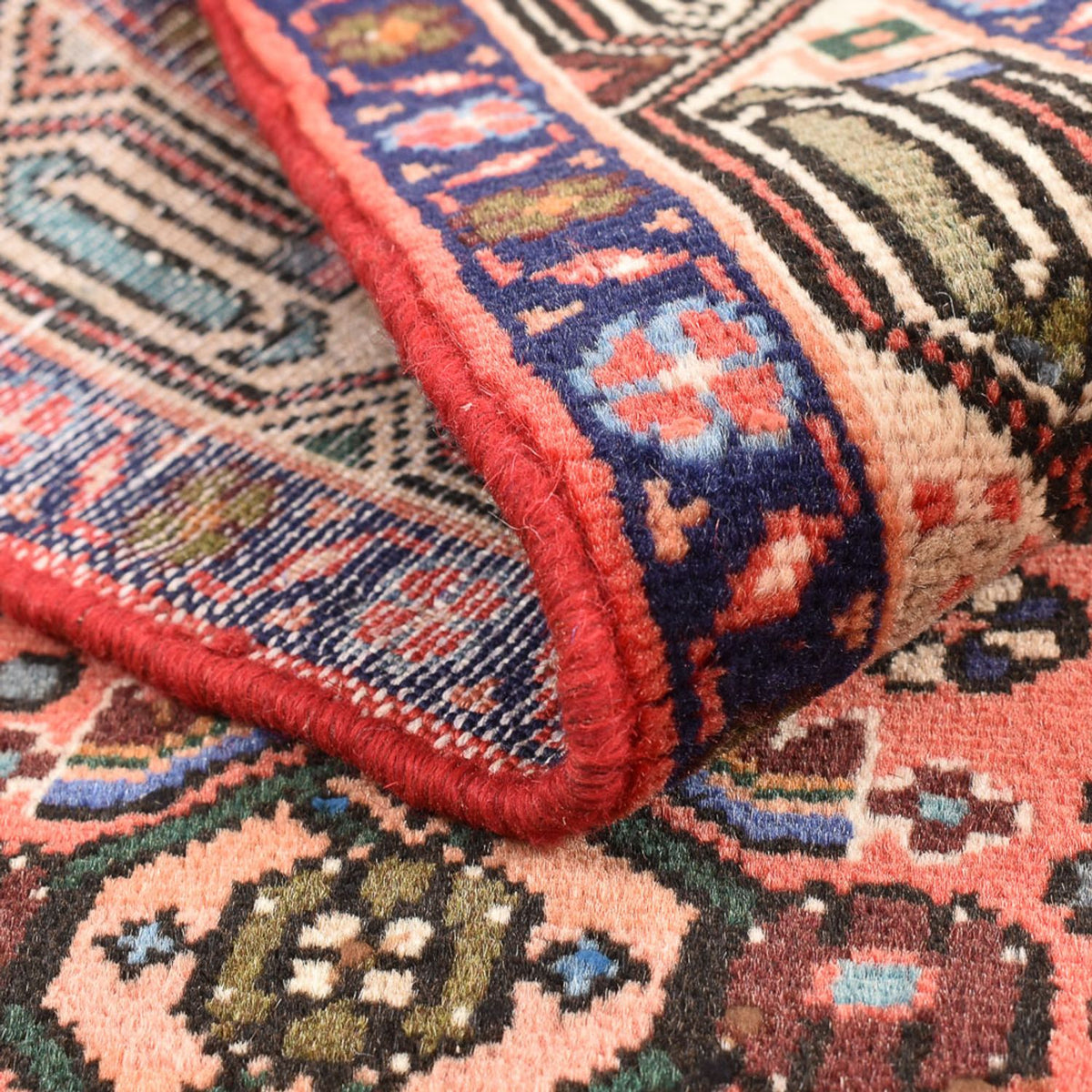 Perserteppich - Nomadic - 146 x 98 cm - hellrot