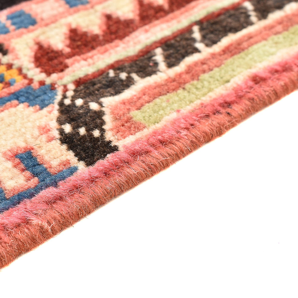 Perserteppich - Nomadic - 132 x 92 cm - dunkelblau