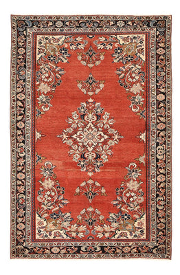 Vintage Teppich - 242 x 157 cm - rot