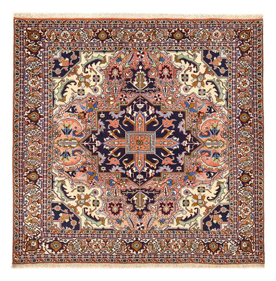 Perserteppich - Nomadic quadratisch  - 200 x 194 cm - hellrot