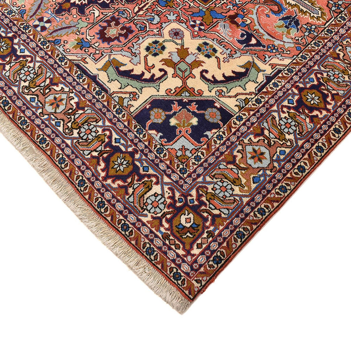 Perserteppich - Nomadic quadratisch  - 200 x 194 cm - hellrot