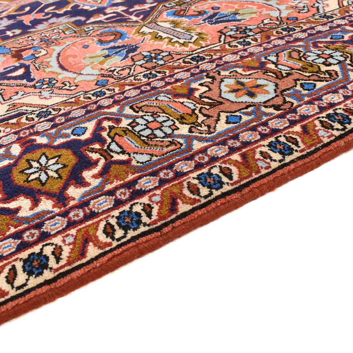 Perserteppich - Nomadic quadratisch  - 200 x 194 cm - hellrot