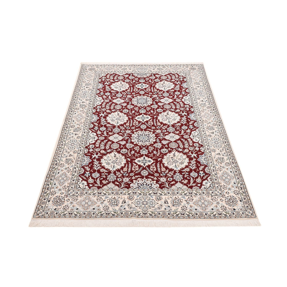 Perserteppich - Nain - Premium - 227 x 146 cm - rot