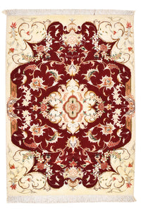 Perserteppich - Täbriz - Royal - 90 x 60 cm - rot