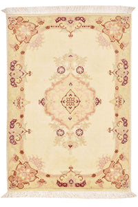 Perserteppich - Täbriz - Royal - 89 x 58 cm - hellbeige
