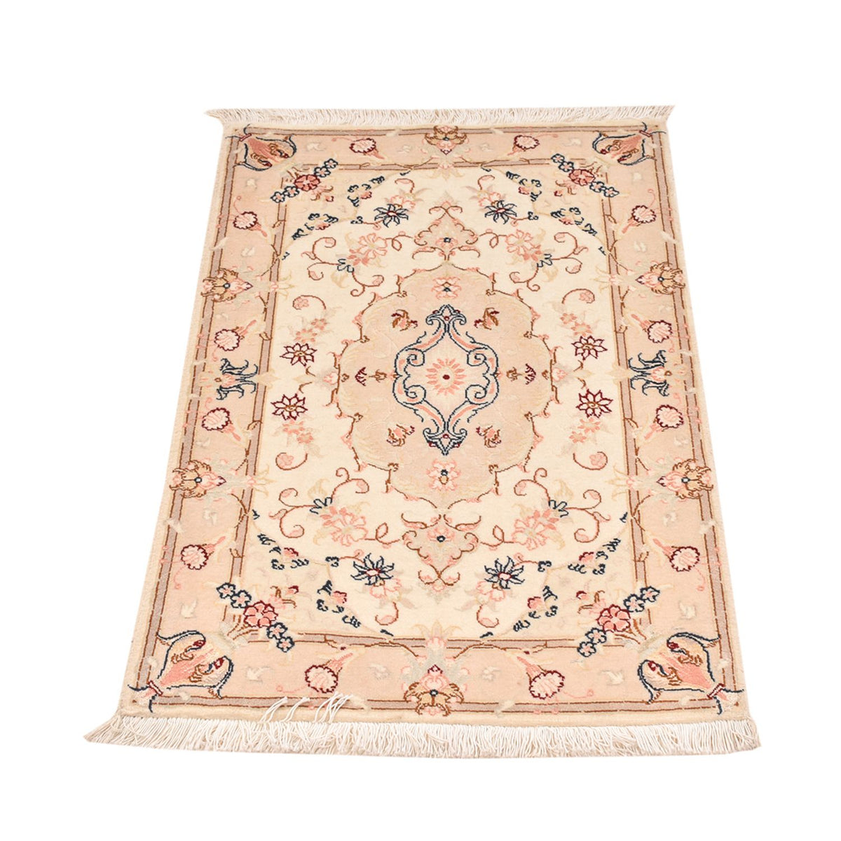 Perserteppich - Täbriz - Royal - 90 x 60 cm - hellbeige