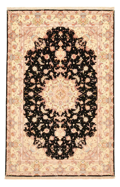 Täbriz - 50 Raj Teppich 165x251cm - Perserteppich - dunkelblau
