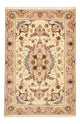 Täbriz - 50 Raj Teppich 102x149cm - Perserteppich - beige