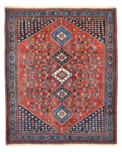 Yalameh Teppich 207x260cm - Perserteppich - rot