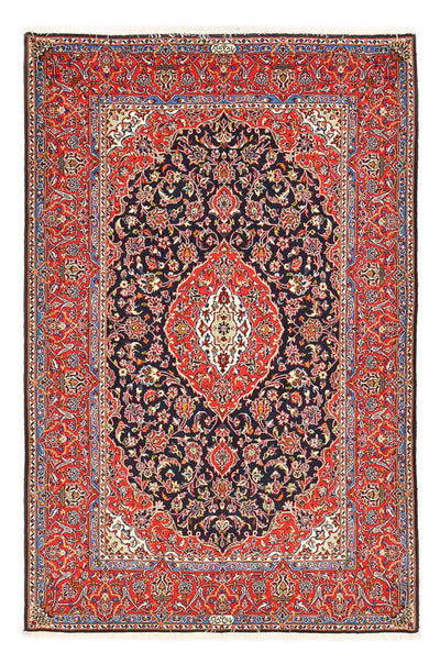 Keshan Teppich 143x217cm - Perserteppich - dunkelblau