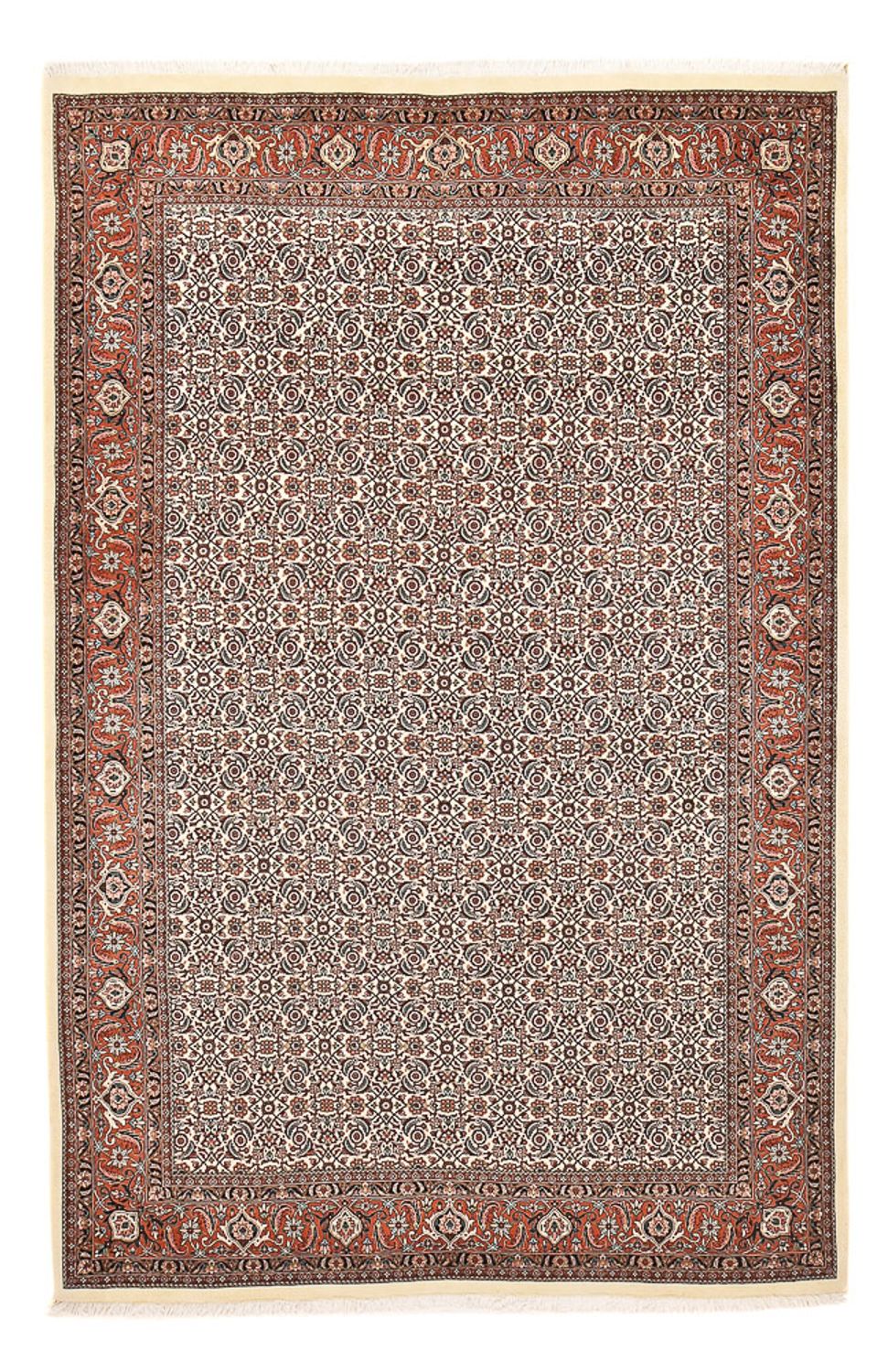 Perserteppich - Bidjar - 305 x 202 cm - dunkelrot