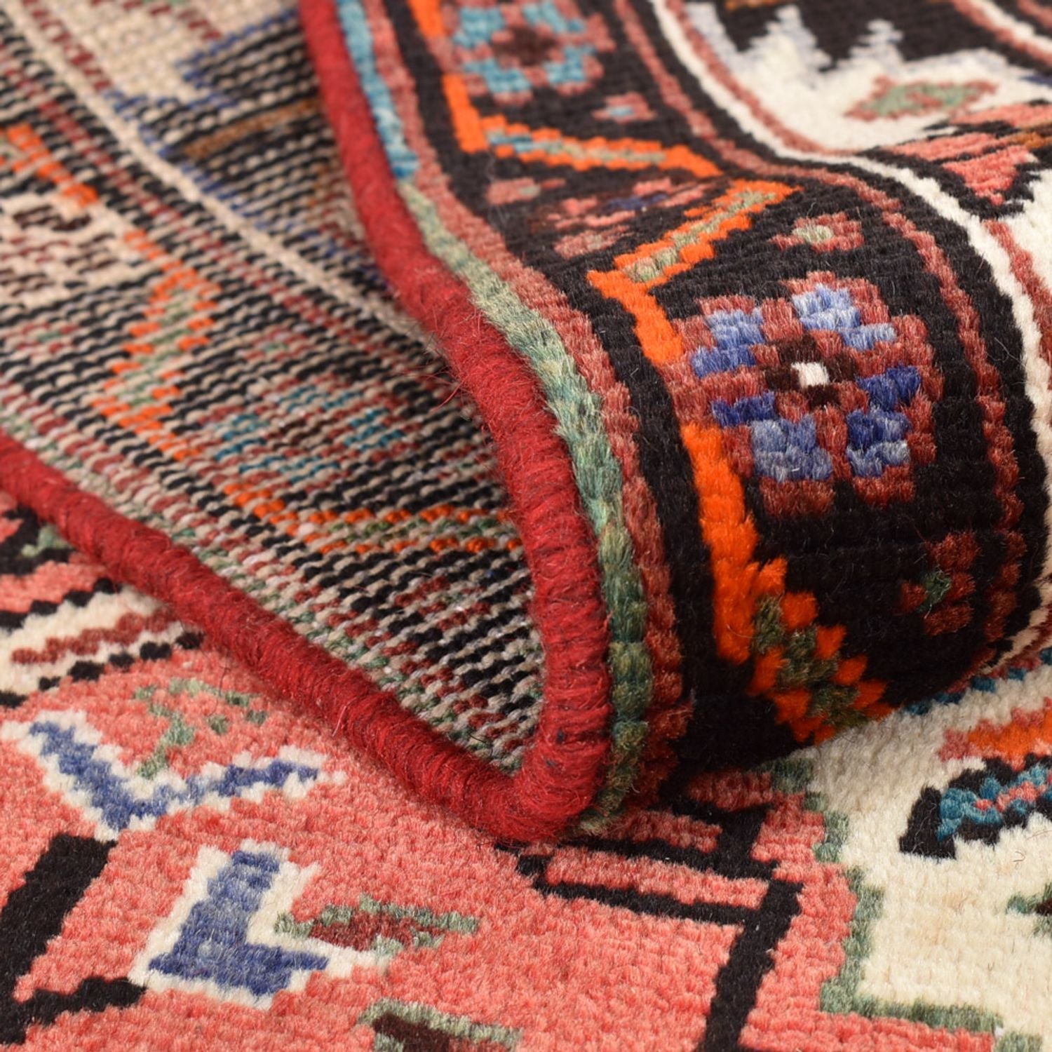 Perserteppich - Nomadic - 197 x 112 cm - hellrot