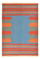 Kelim Teppich - Trendy - 200 x 145 cm - mehrfarbig