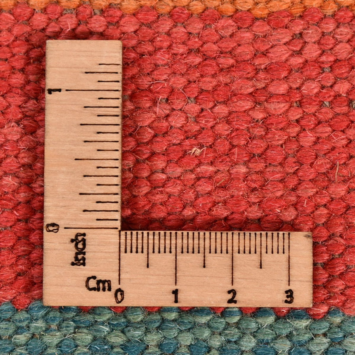 Kelim Teppich - Trendy - 203 x 155 cm - mehrfarbig