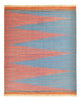 Kelim Teppich - Trendy - 188 x 155 cm - mehrfarbig