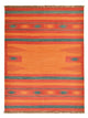Kelim Teppich - Trendy - 201 x 155 cm - mehrfarbig