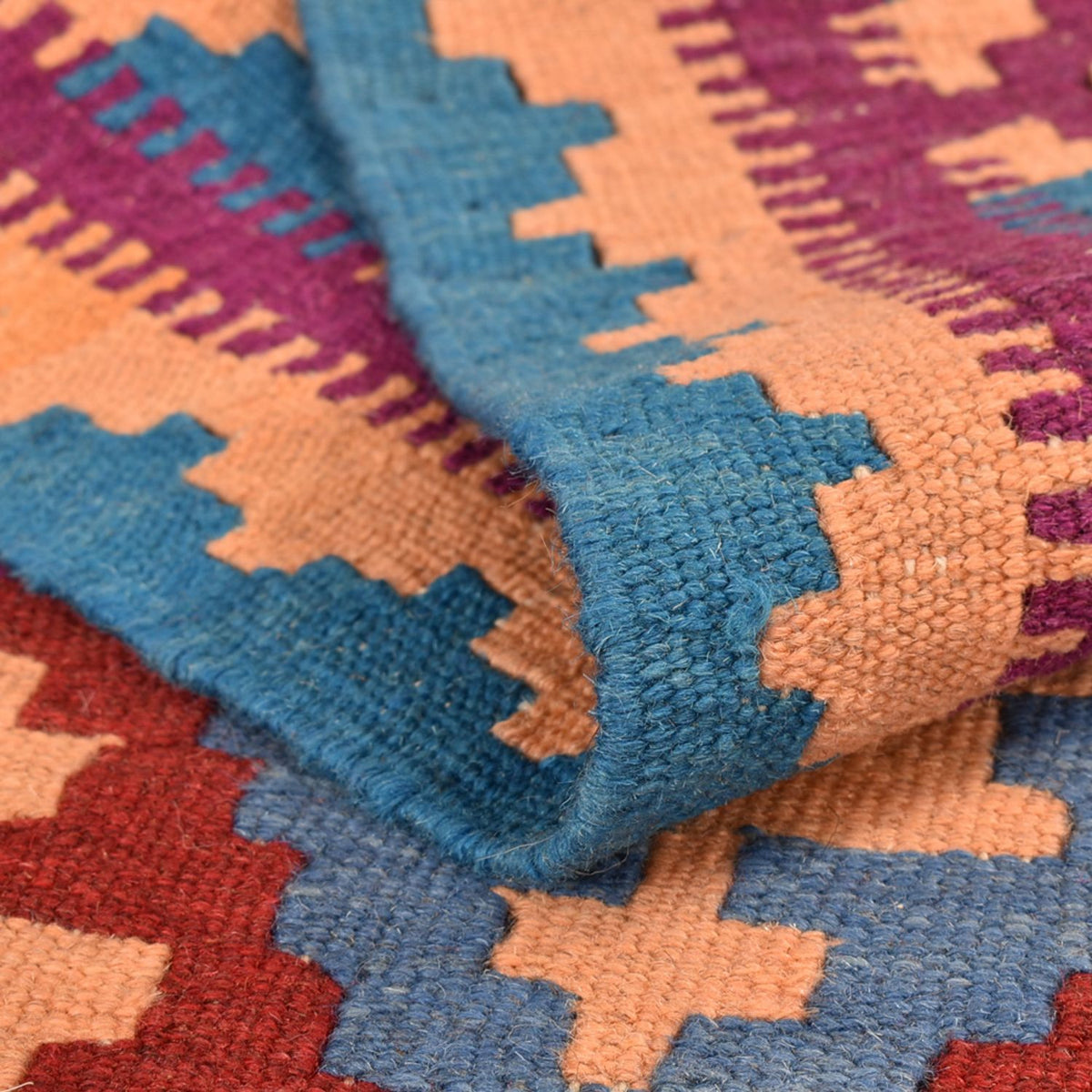 Kelim Teppich - Oriental - 199 x 151 cm - mehrfarbig