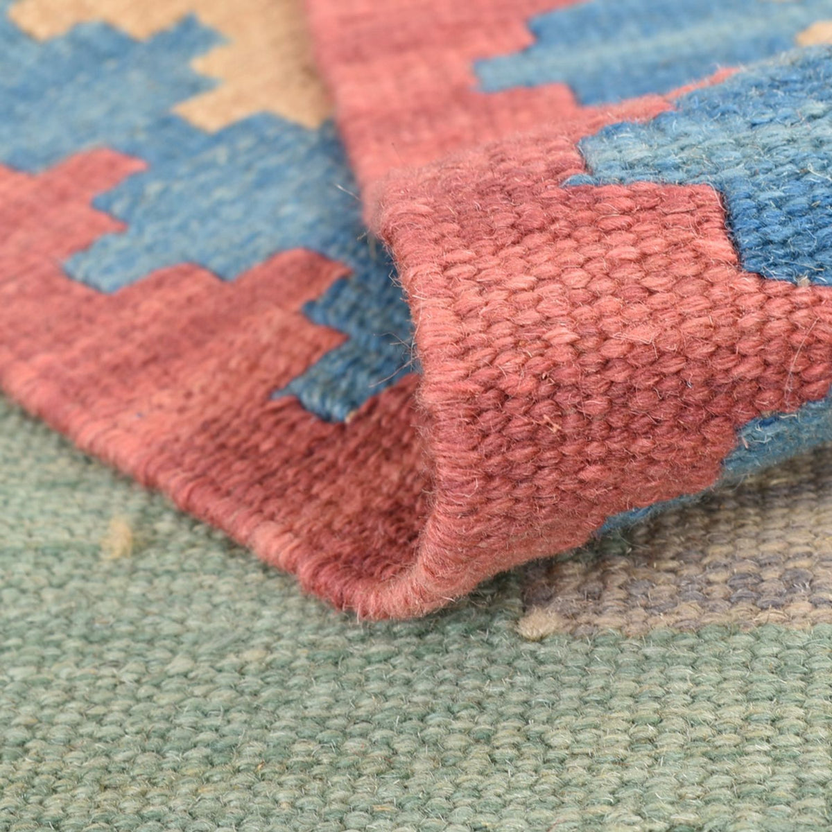 Läufer Kelim - Oriental - 204 x 84 cm - mehrfarbig