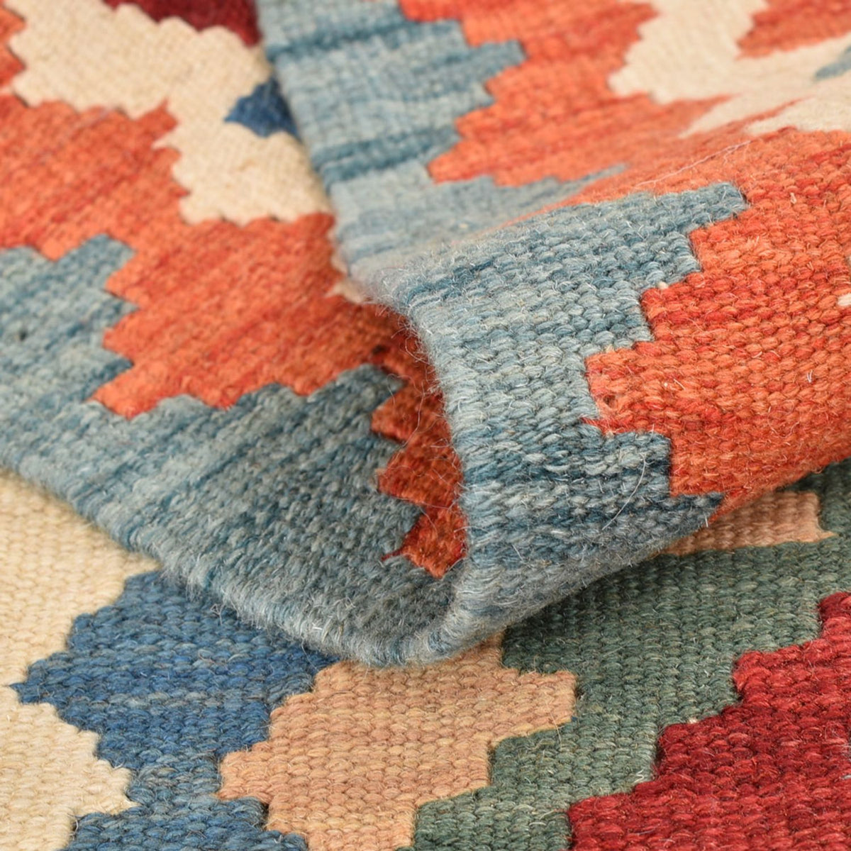 Läufer Kelim - Oriental - 200 x 80 cm - mehrfarbig