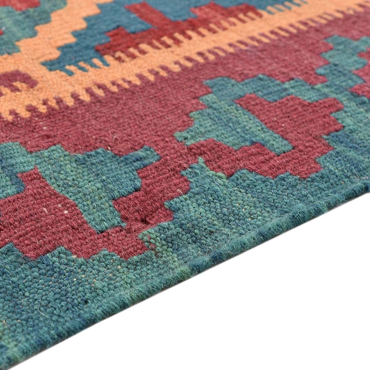 Kelim Teppich - Oriental - 195 x 156 cm - mehrfarbig