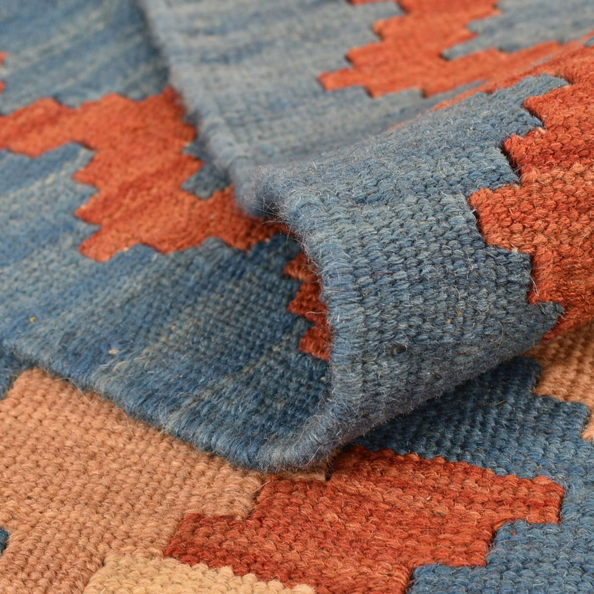 Kelim Teppich - Oriental - 193 x 164 cm - mehrfarbig